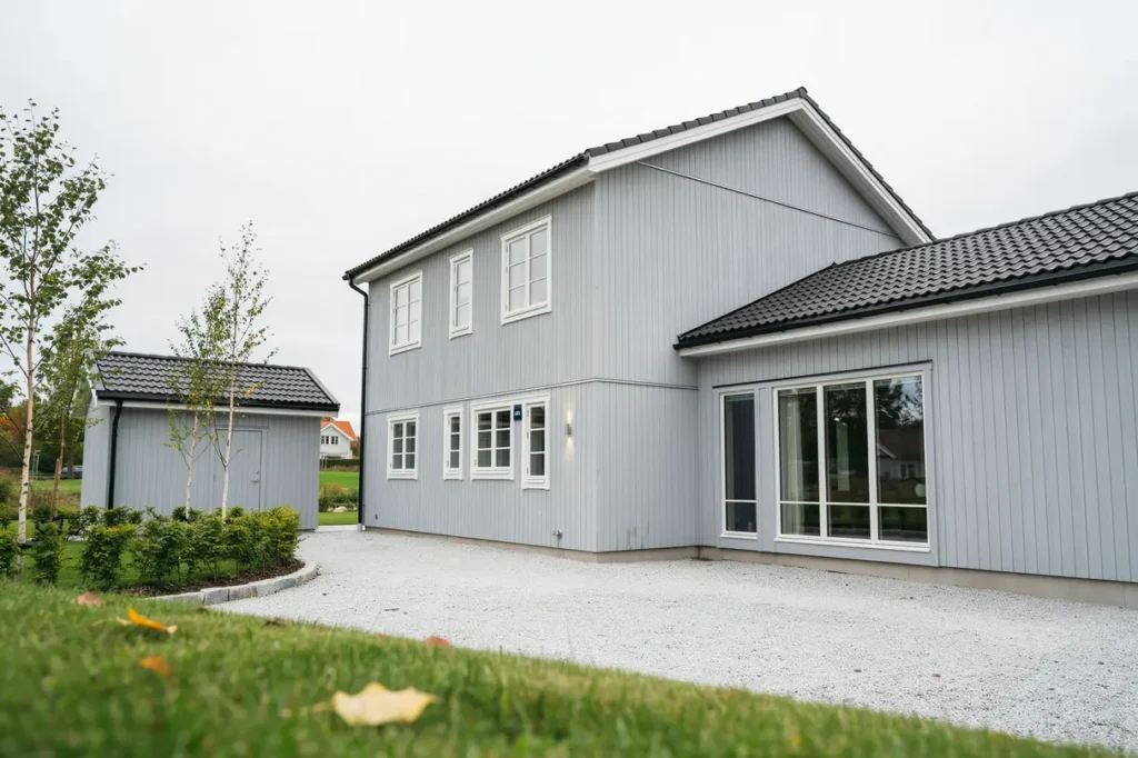 tillbyggnad av vardagsrum och nytt f rr d i l by