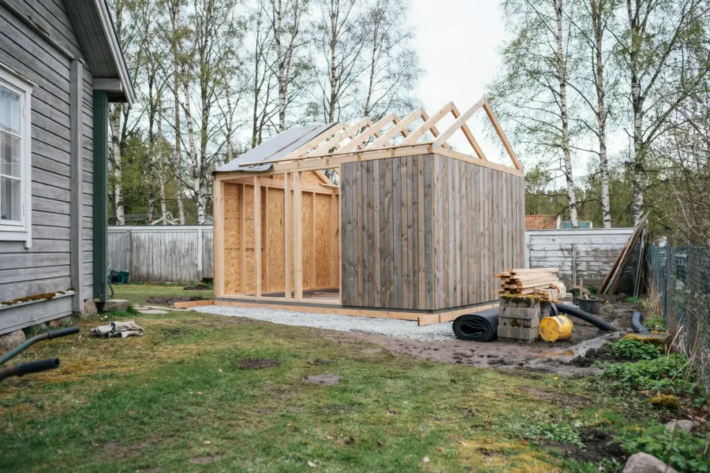 bygga attefallshus p tomten regler grundarbete och vanliga misstag att undvika